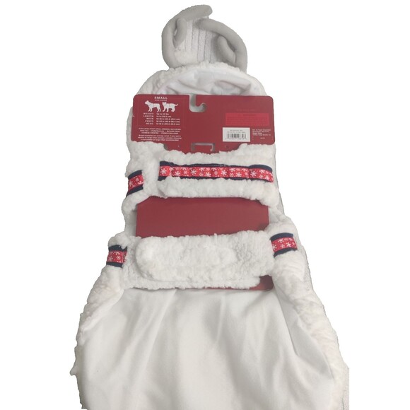 Dog Costume Workshop White Reindeer with Bells, Size Small - New - Picture 3 of 9